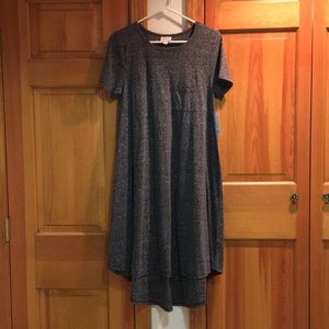 LuLaRoe Gray Heathered Carly